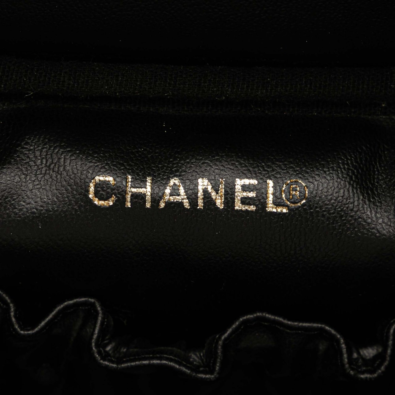 Chanel CC Caviar Vanity Bag Zwart