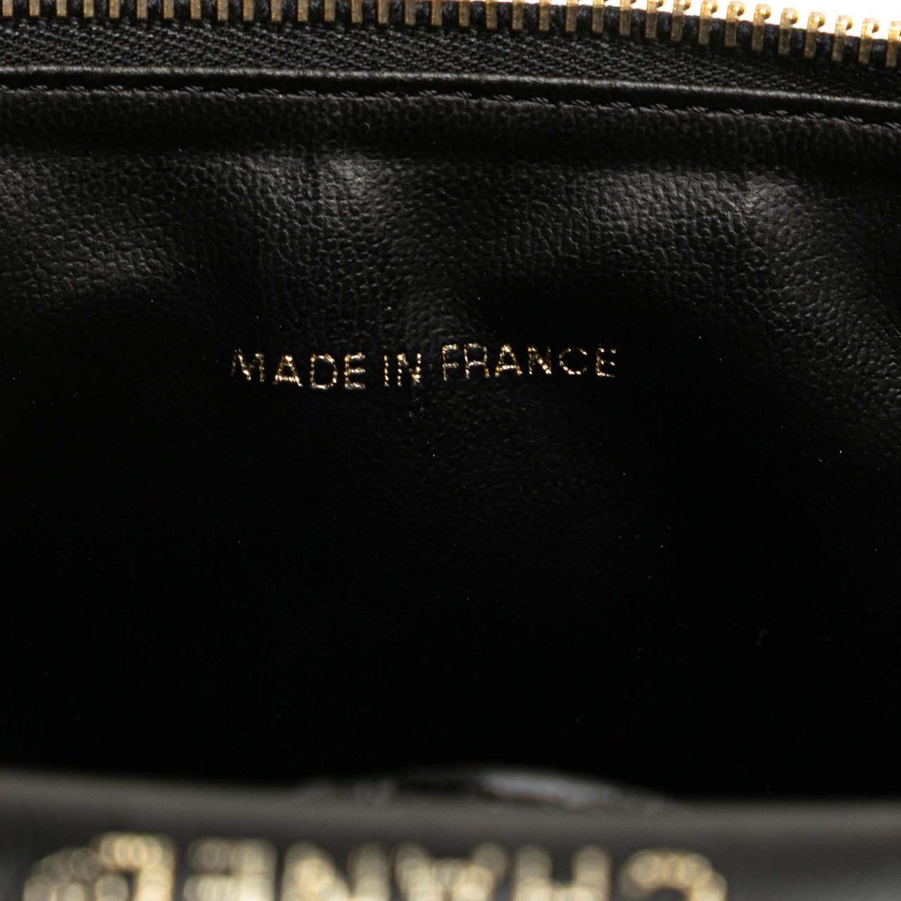 Chanel CC Caviar Vanity Bag Zwart