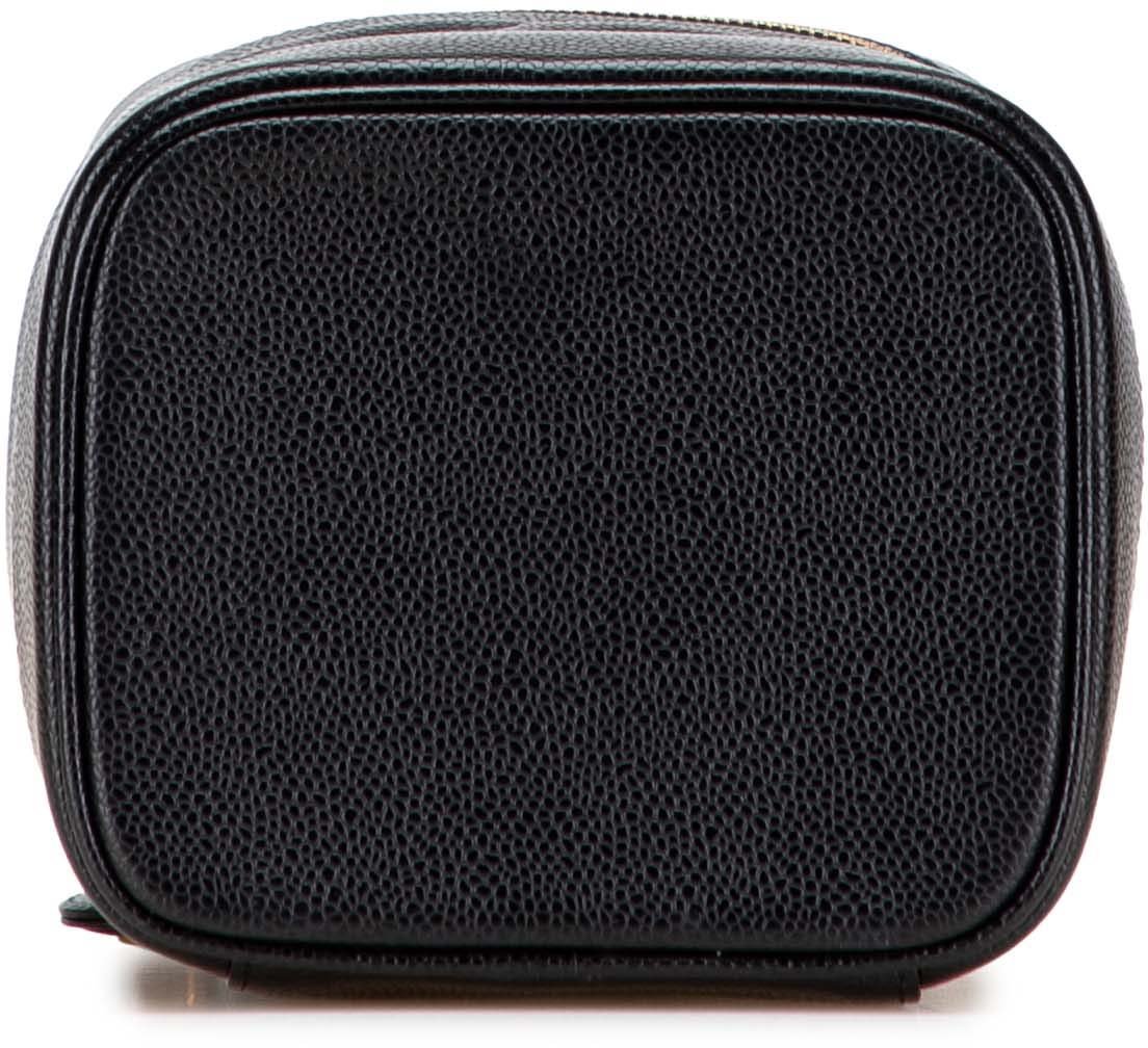 Chanel CC Caviar Vanity Bag Zwart
