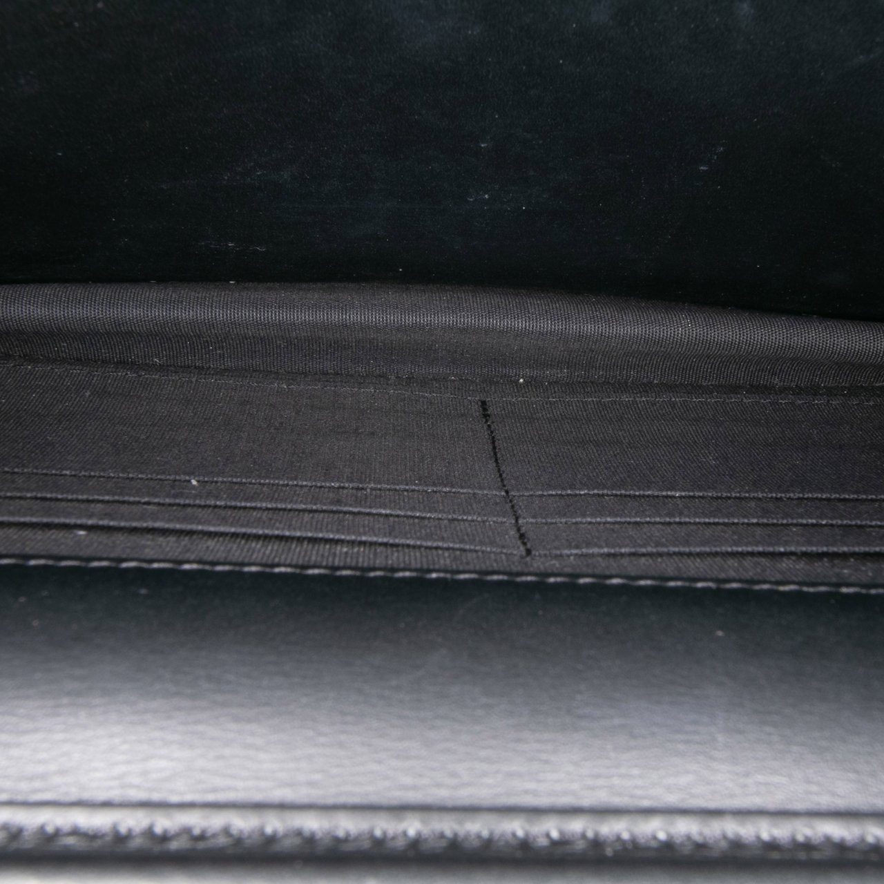 Chanel Lambskin Coco Boy Wallet On Chain Zwart