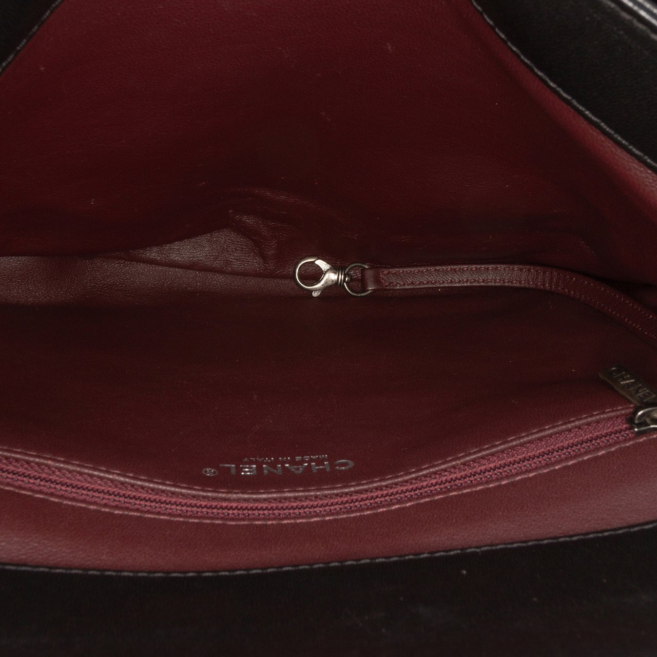 Chanel Large Lambskin Trendy CC Top Handle Bag Zwart
