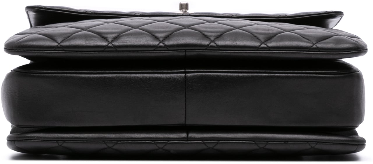 Chanel Large Lambskin Trendy CC Top Handle Bag Zwart