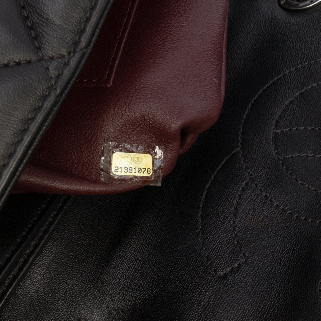 Chanel Large Lambskin Trendy CC Top Handle Bag Zwart
