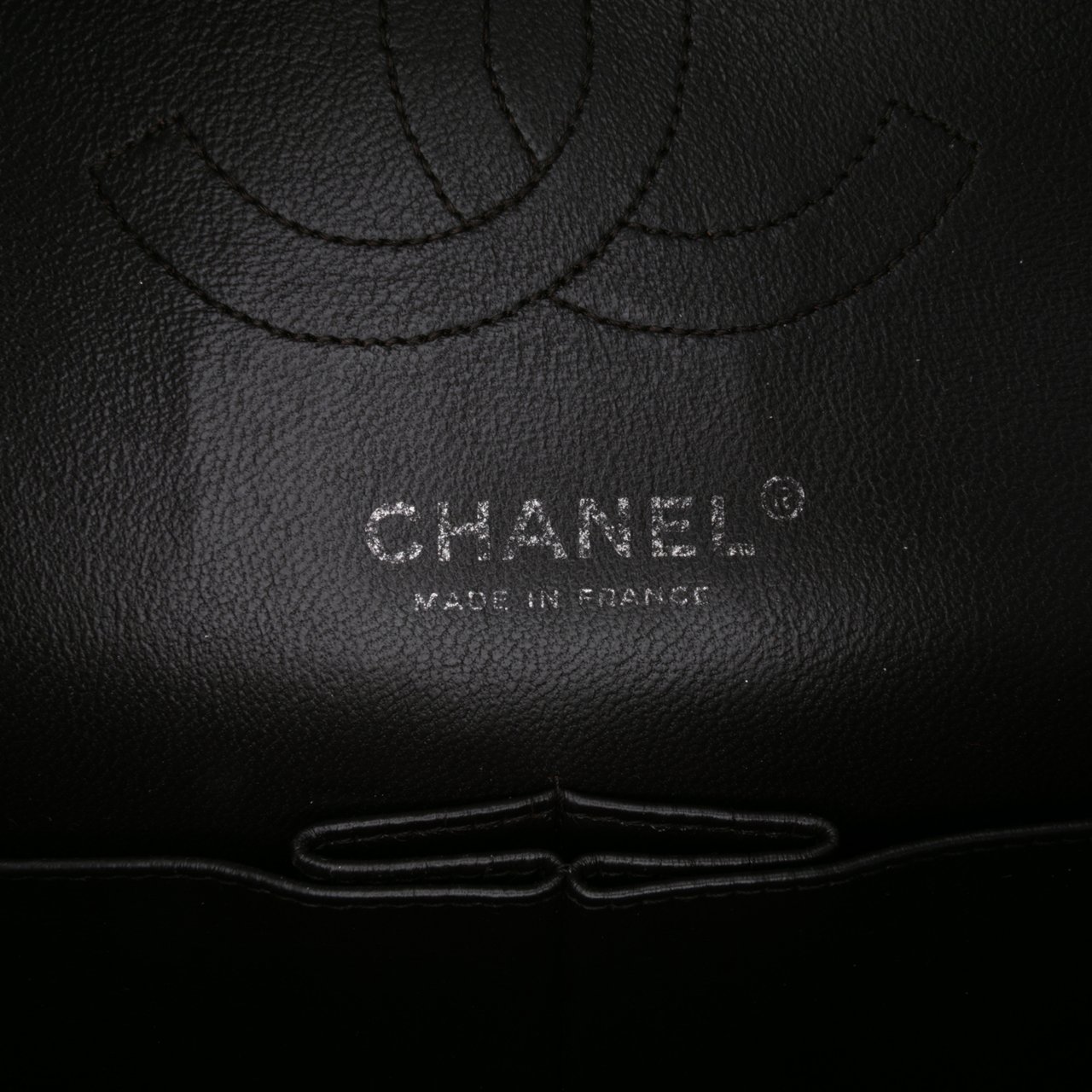 Chanel Medium Classic Caviar Double Flap Bruin