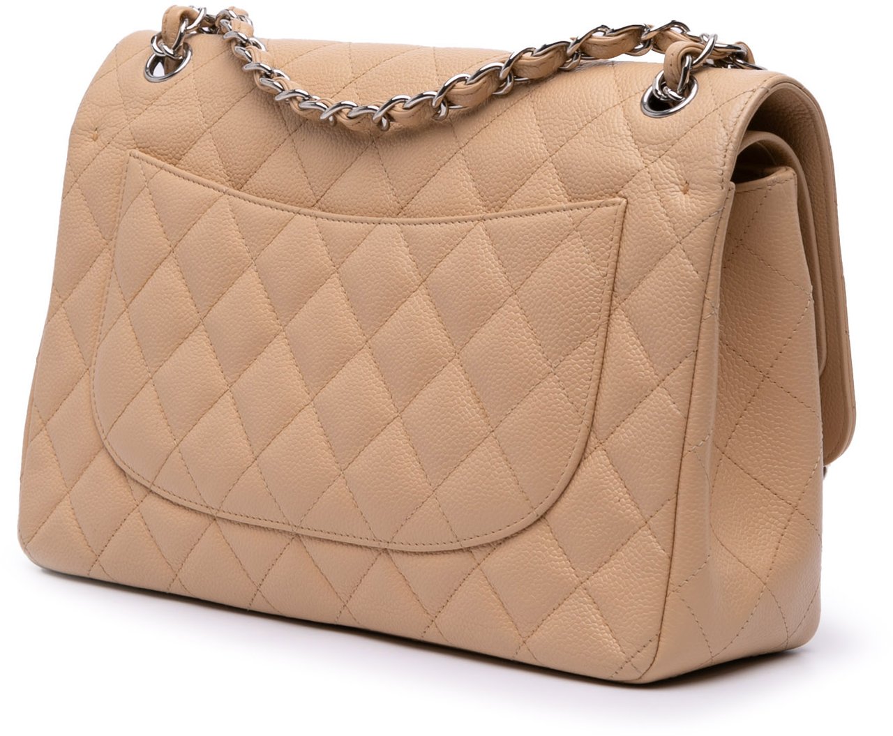 Chanel Jumbo Classic Caviar Double Flap Bruin