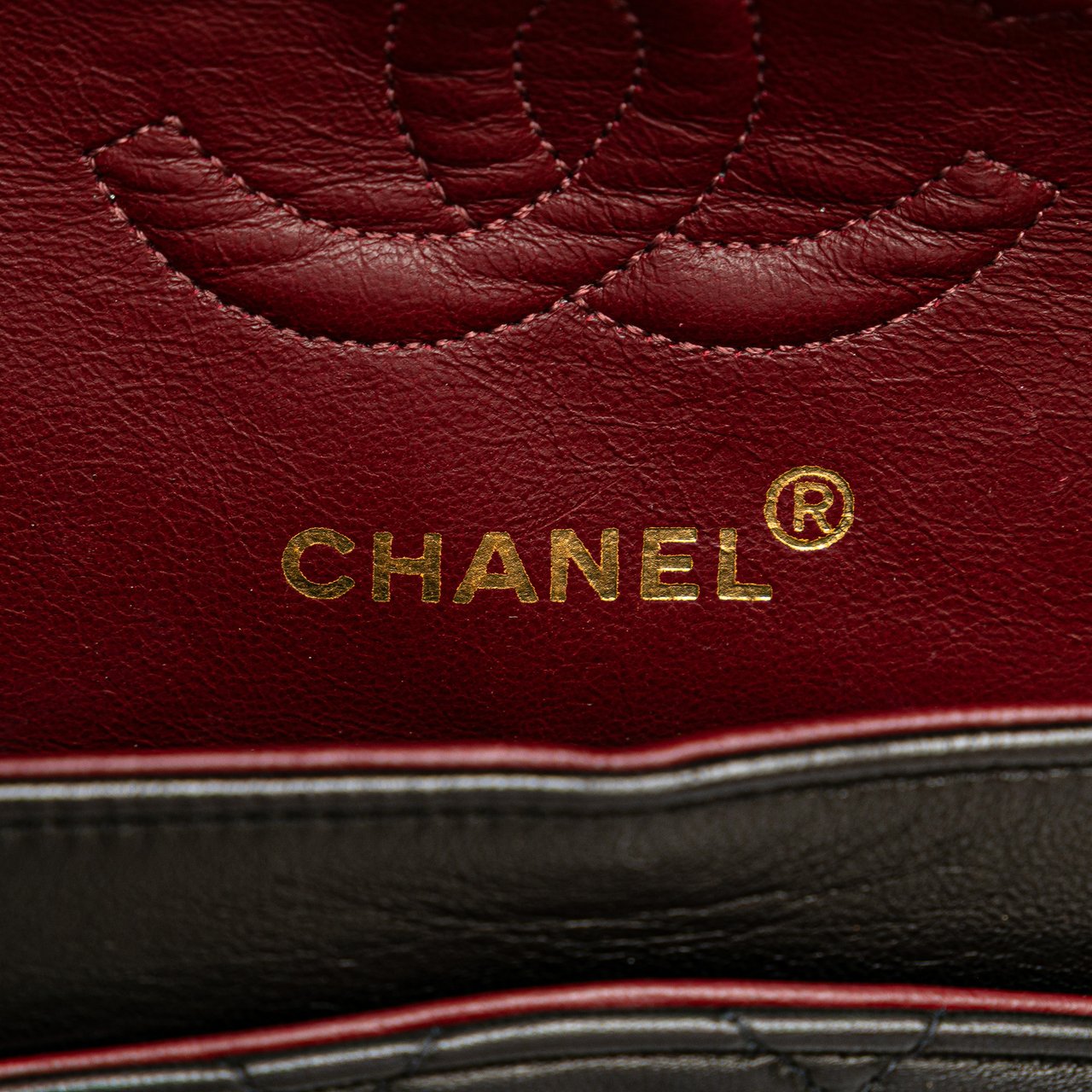 Chanel Small Classic Lambskin Double Flap Zwart