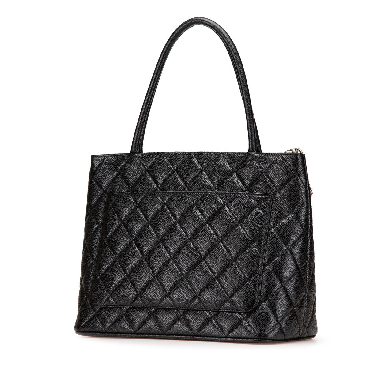 Chanel Caviar Medallion Tote Zwart