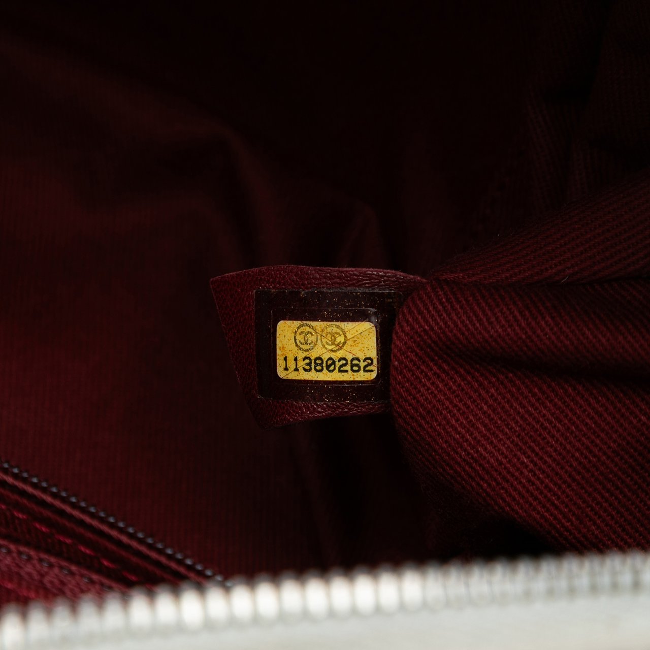 Chanel Quilted Aged Calfskin Cotton Club Bowler Bag Wit