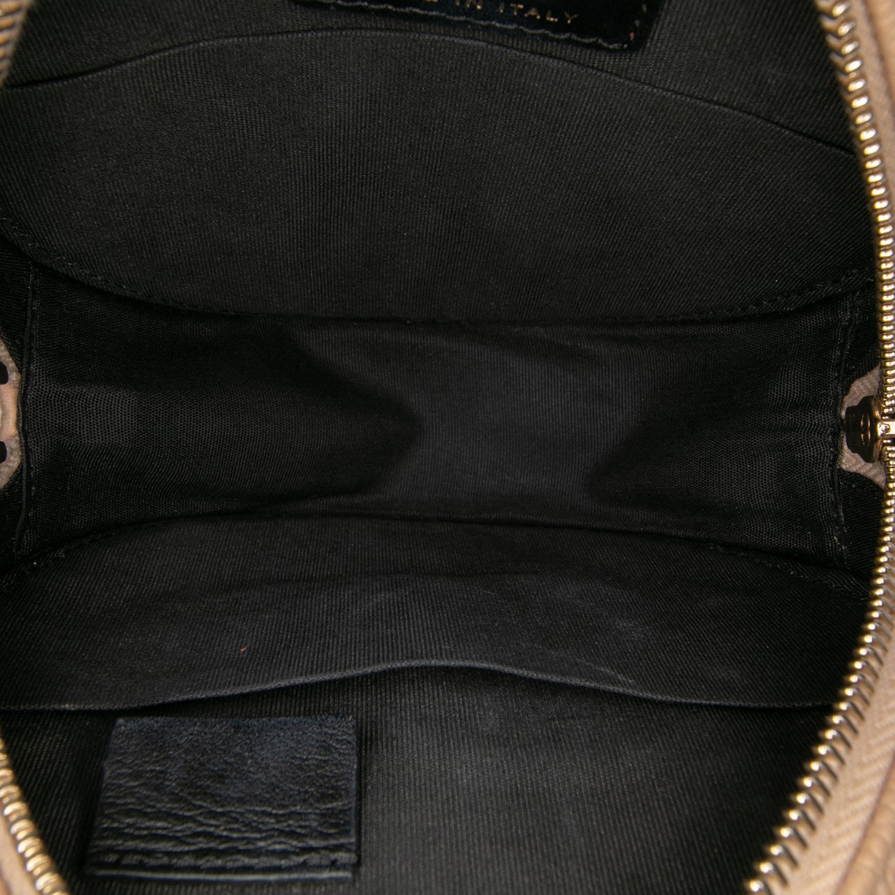 Chanel Caviar CC Filigree Round Crossbody Bruin