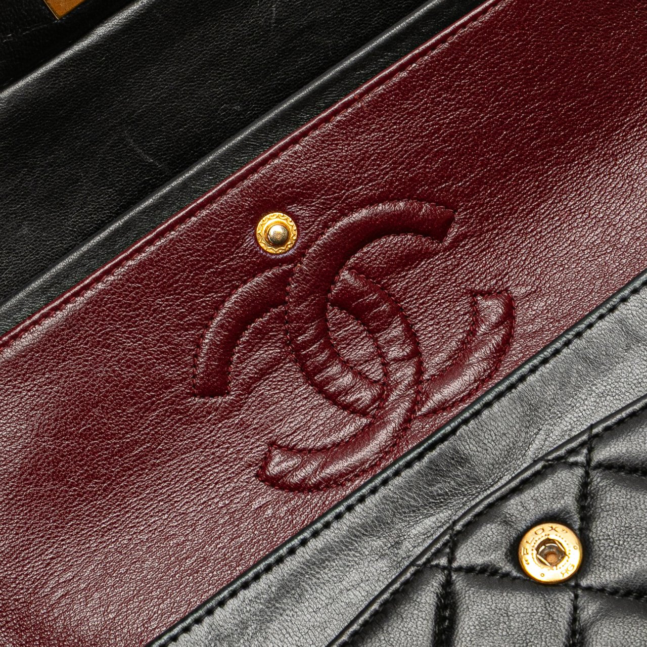 Chanel Small Classic Lambskin Double Flap Zwart
