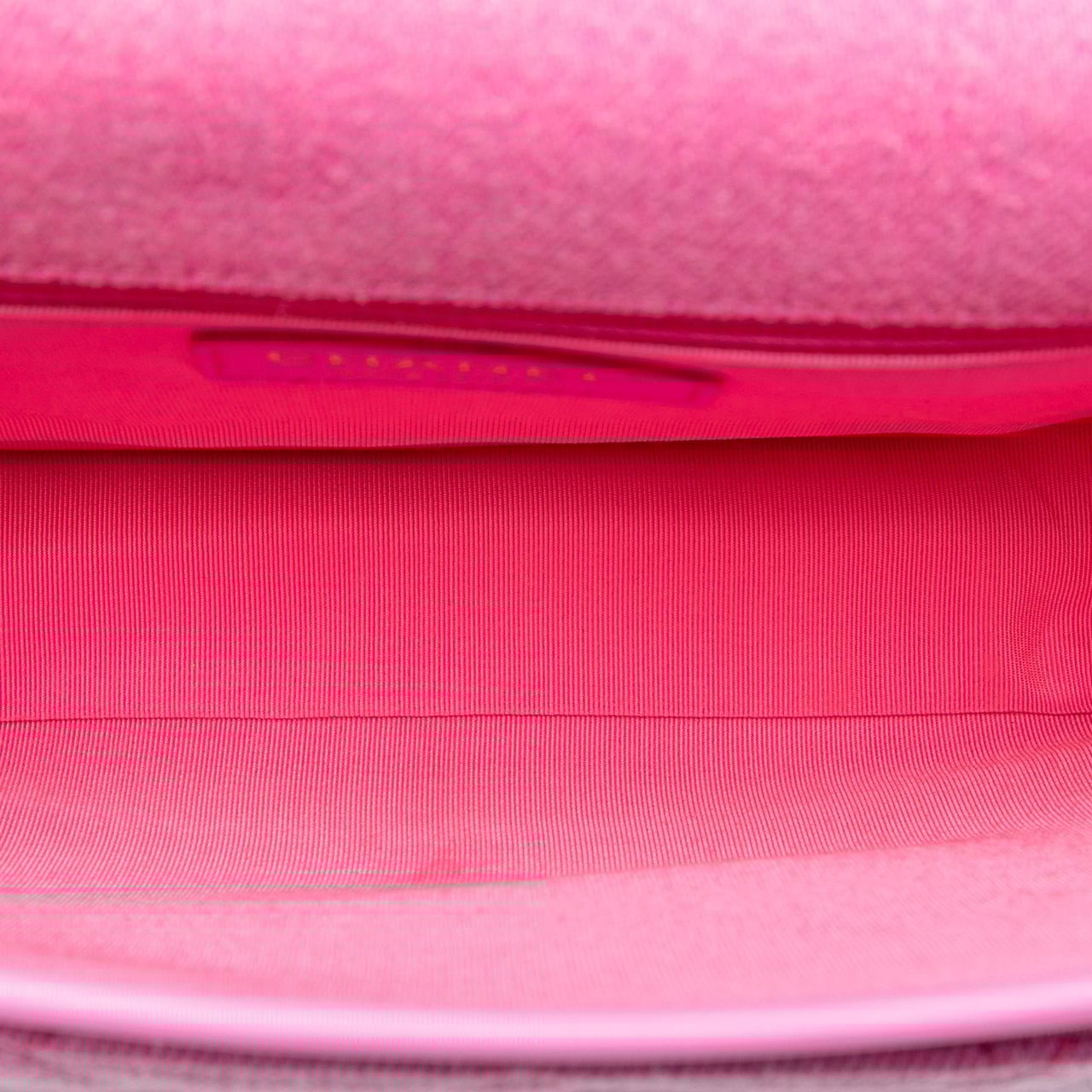 Chanel Small CC Quilted Denim Messenger Flap Roze