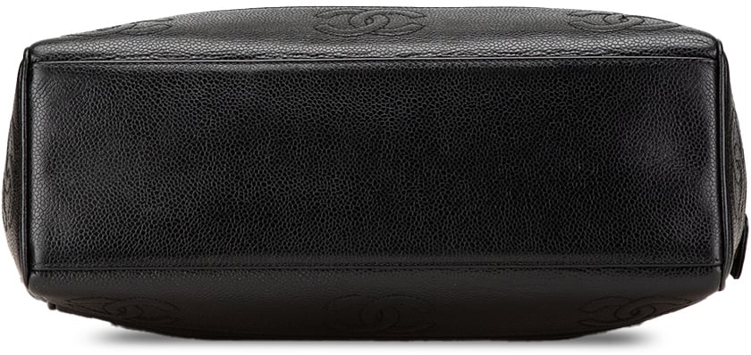 Chanel Triple CC Caviar Tote Zwart