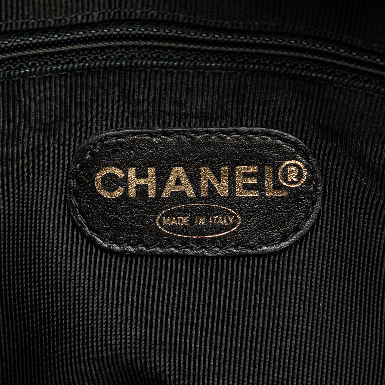 Chanel Triple CC Caviar Tote Zwart
