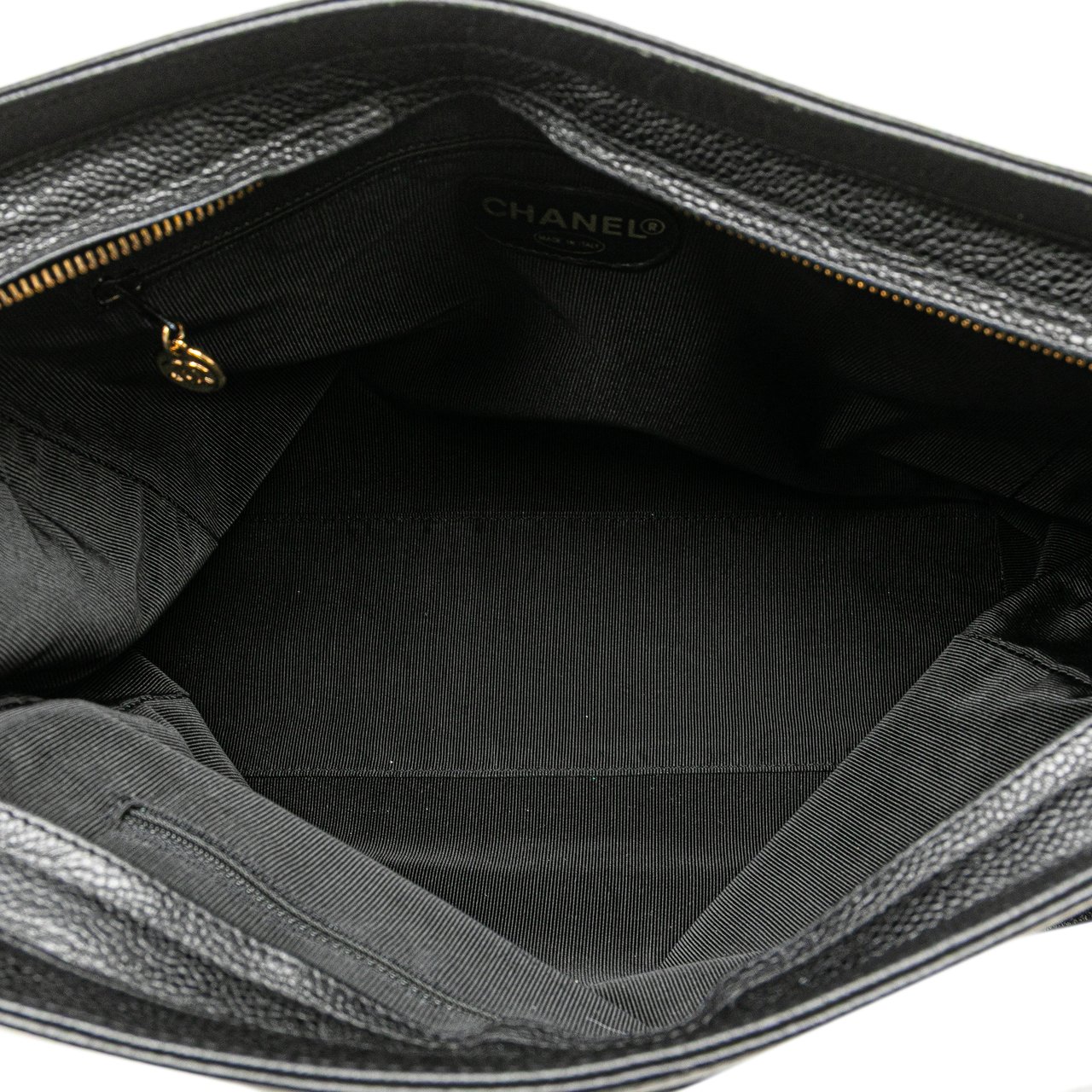 Chanel Triple CC Caviar Tote Zwart