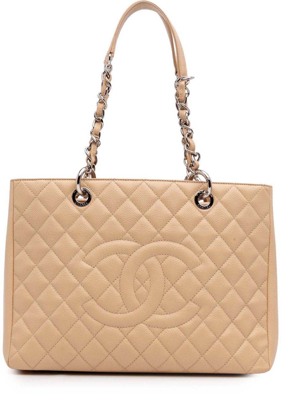 Chanel Caviar Grand Shopping Tote Bruin