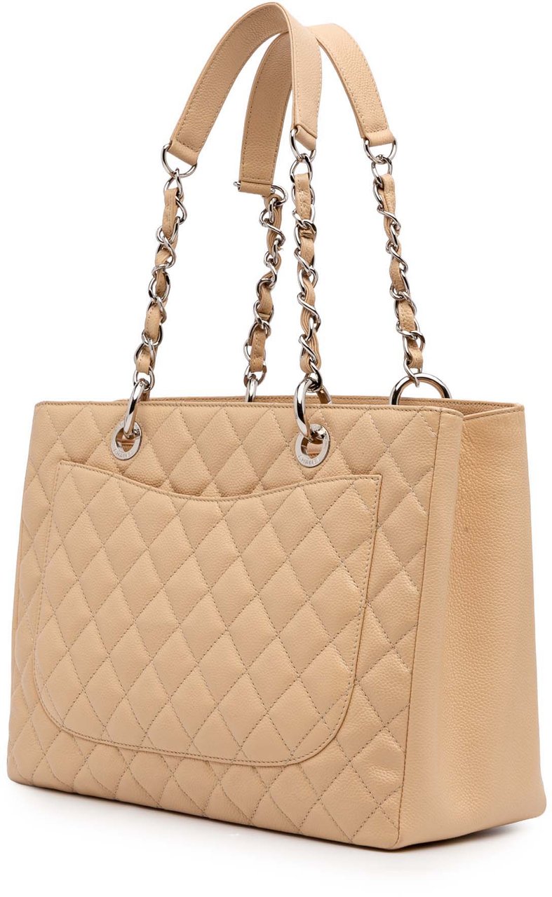 Chanel Caviar Grand Shopping Tote Bruin