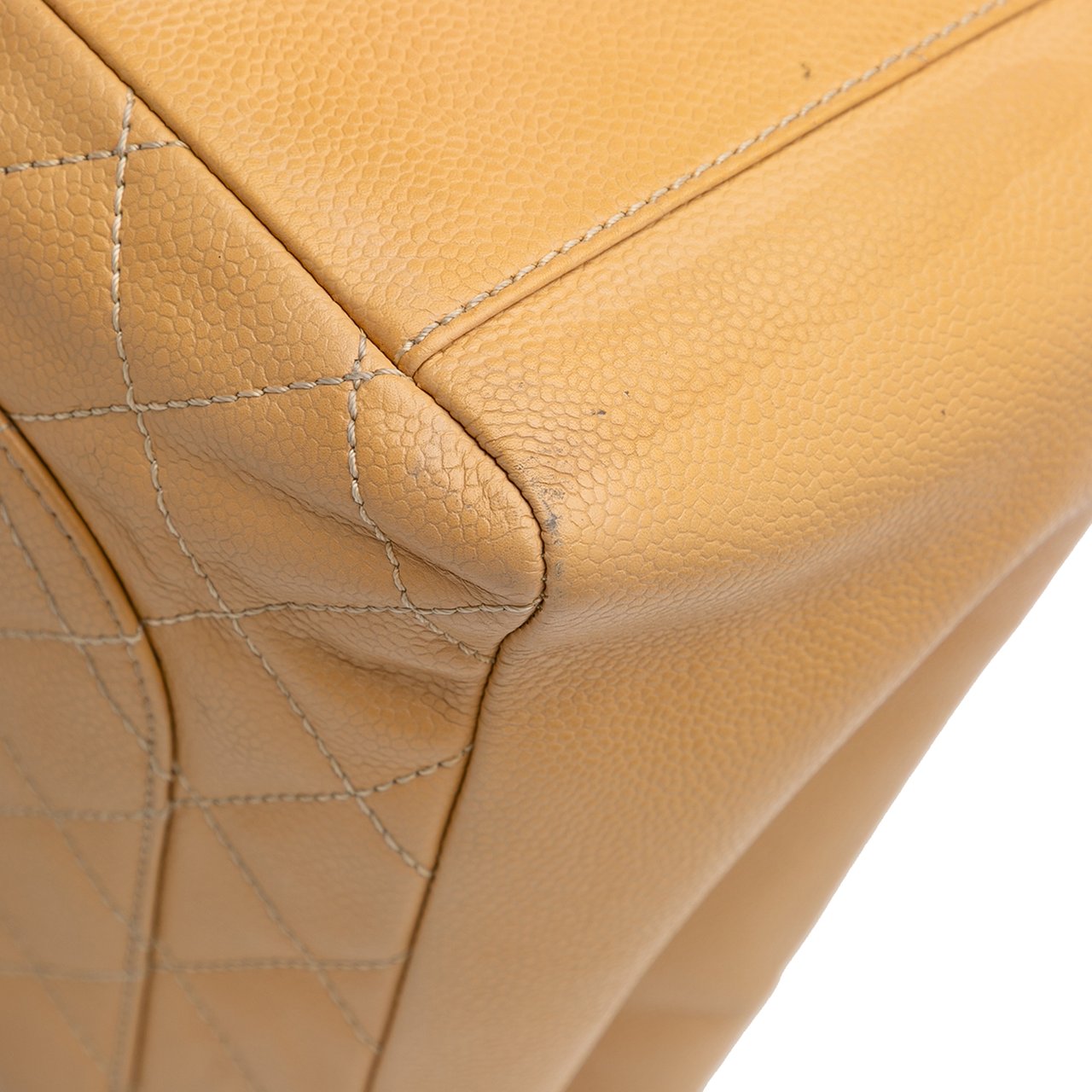 Chanel Caviar Grand Shopping Tote Bruin