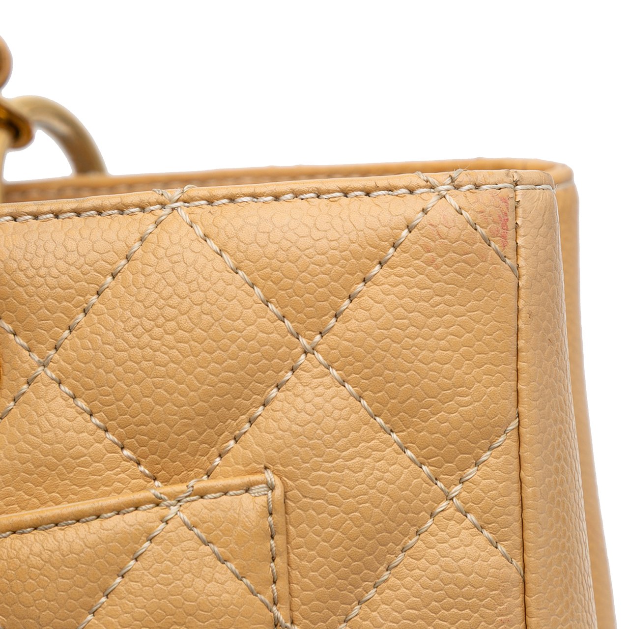 Chanel Caviar Grand Shopping Tote Bruin