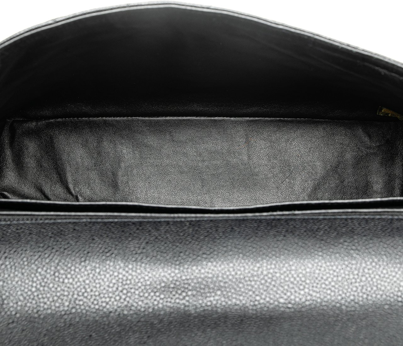 Chanel Maxi Classic Caviar Single Flap Zwart