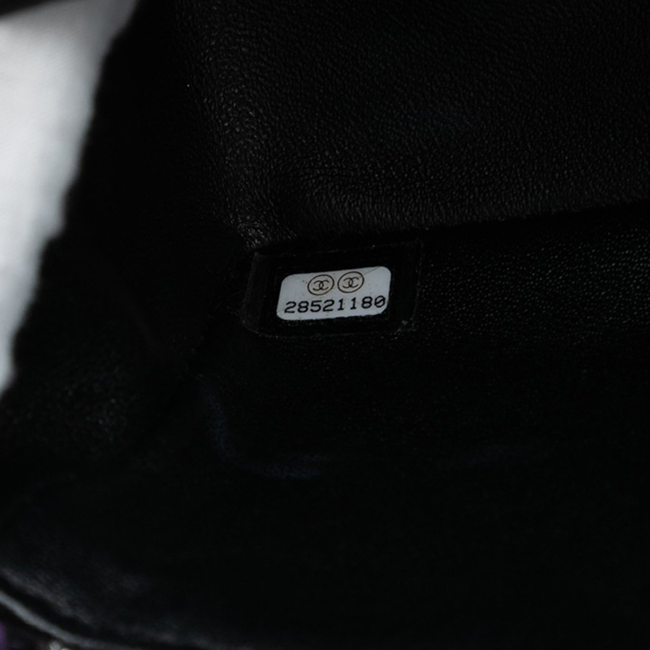 Chanel Mini Rectangular Quilted Tweed Single Flap Zwart