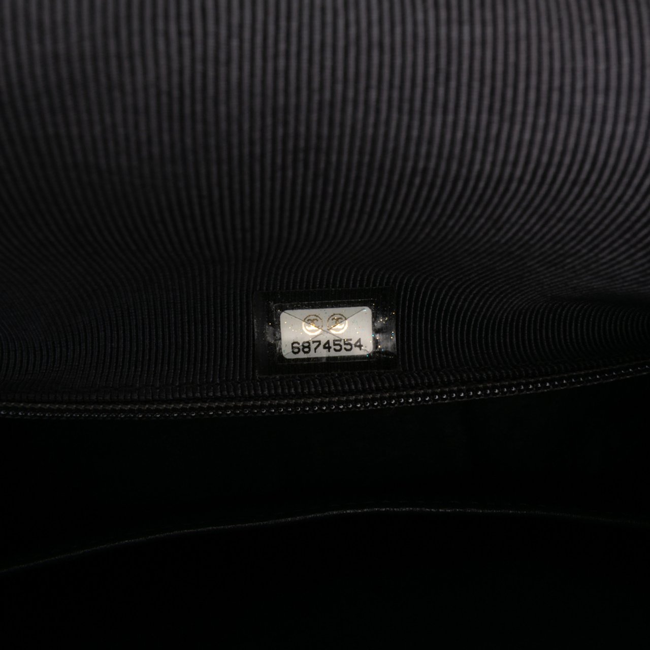 Chanel CC Chevron Jersey Camera Bag Grijs