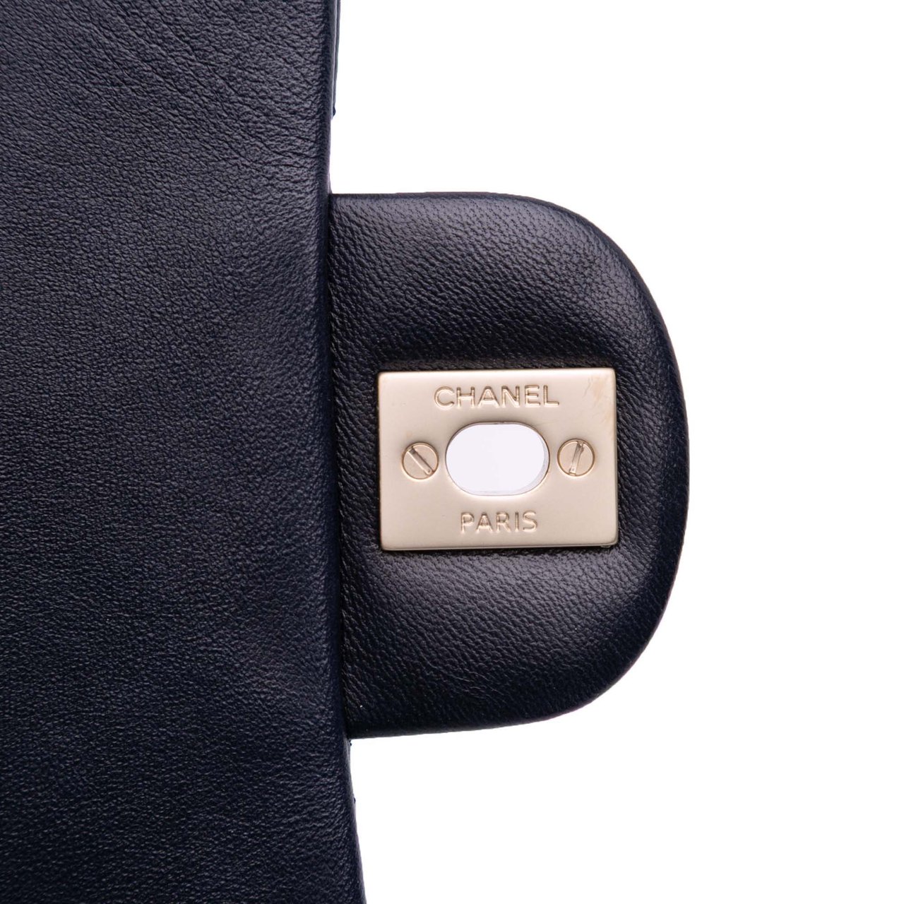 Chanel Mini Square Classic Lambskin Single Flap Blauw