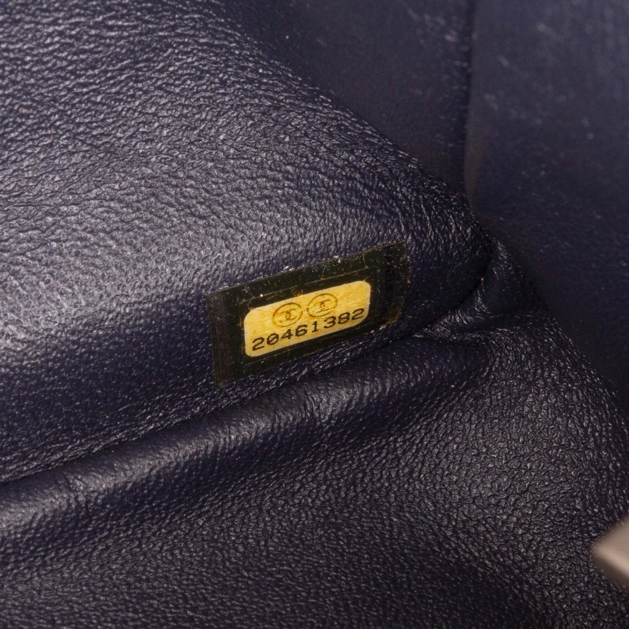 Chanel Mini Square Classic Lambskin Single Flap Blauw