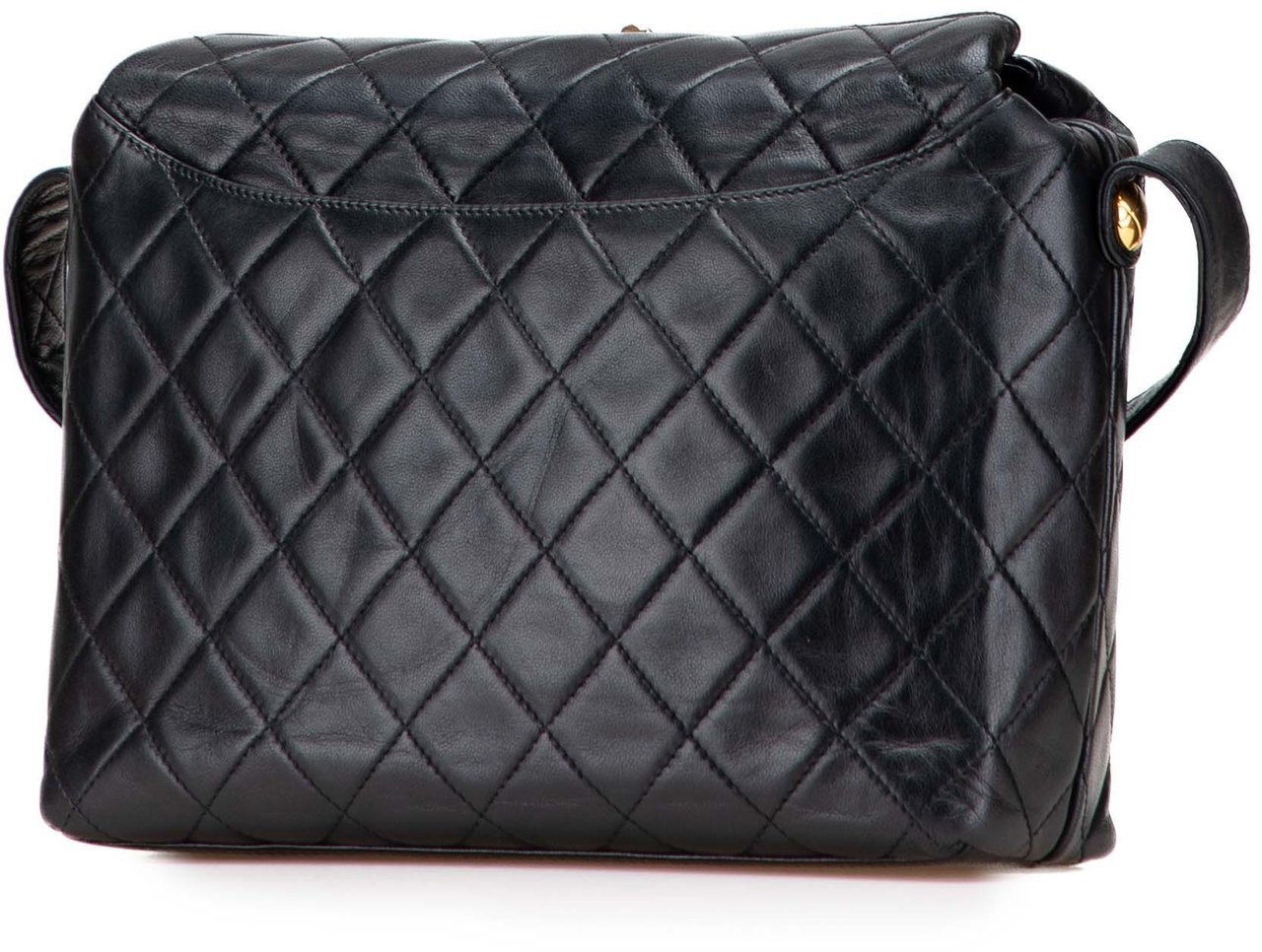 Chanel CC Quilted Lambskin Crossbody Zwart