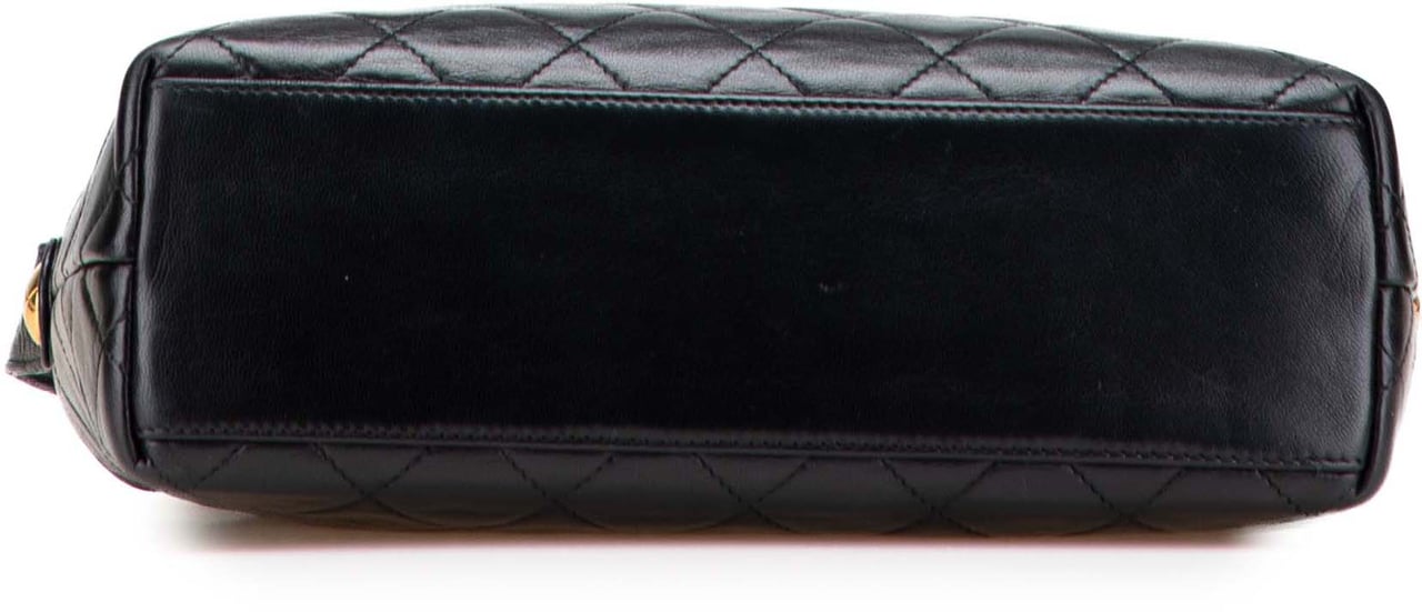 Chanel CC Quilted Lambskin Crossbody Zwart