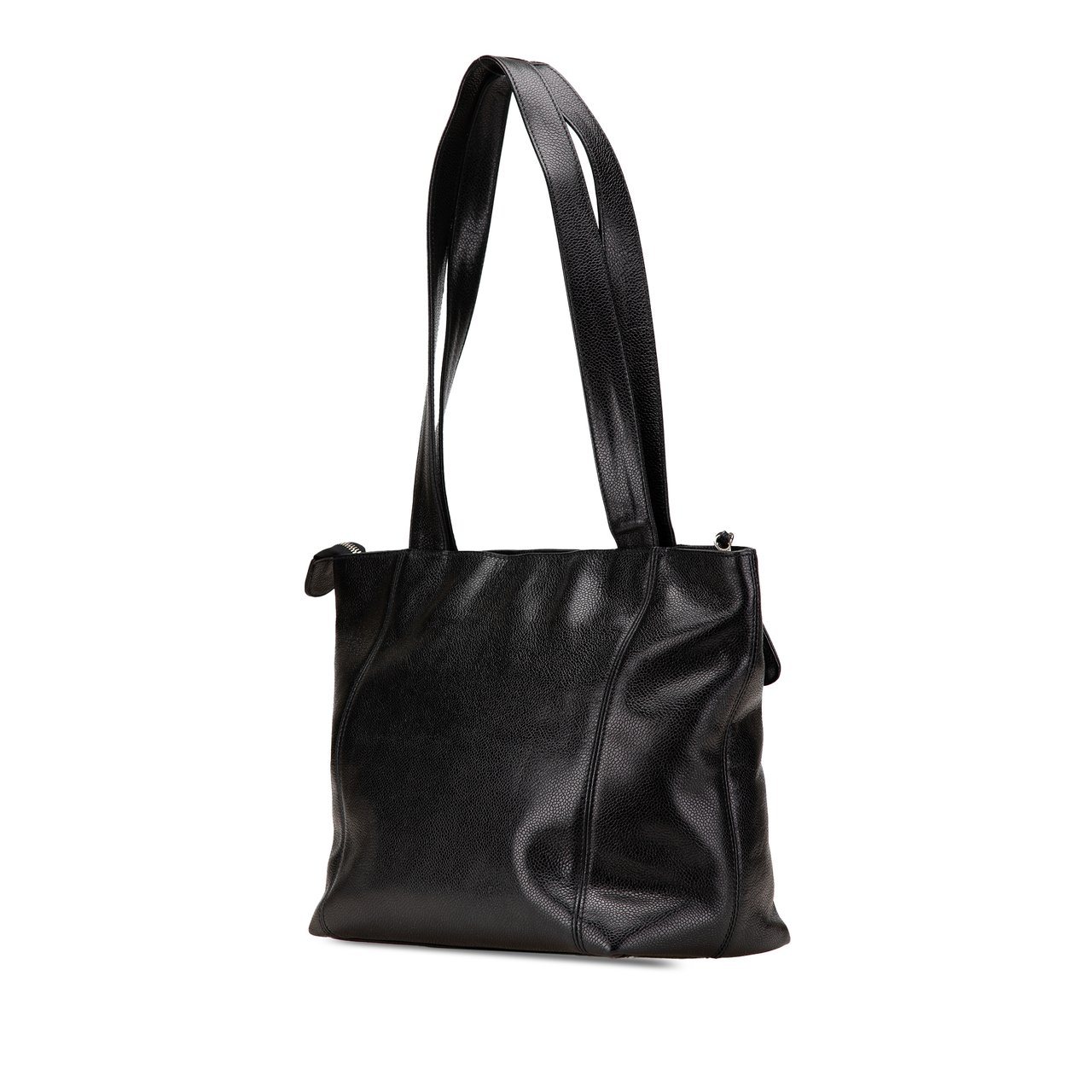 Chanel CC Caviar Tote Zwart