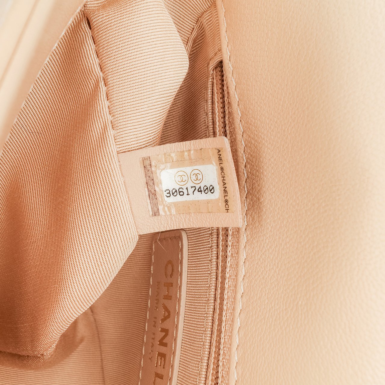 Chanel Small Quilted Lambskin CC Coin Flap Bruin
