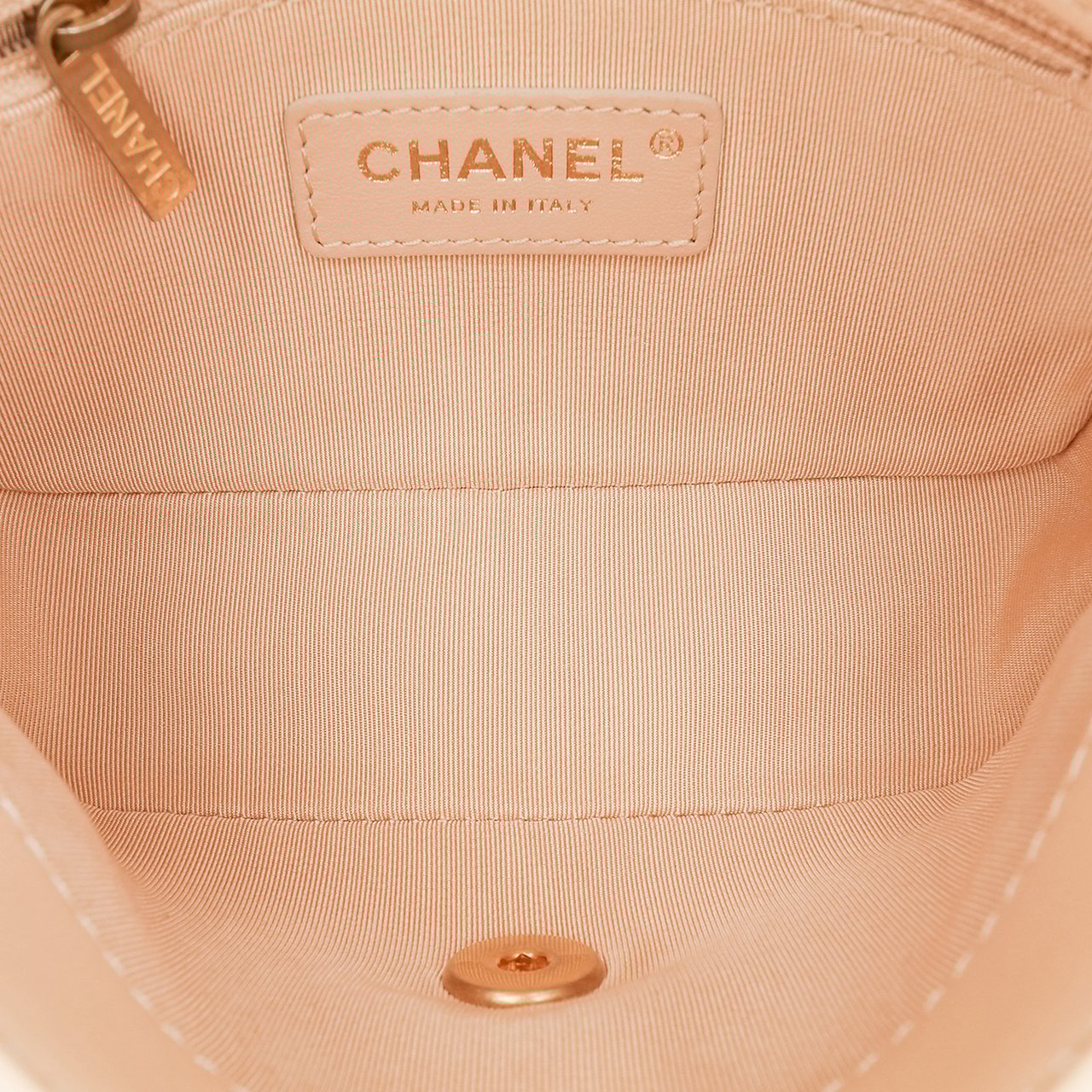 Chanel Small Quilted Lambskin CC Coin Flap Bruin