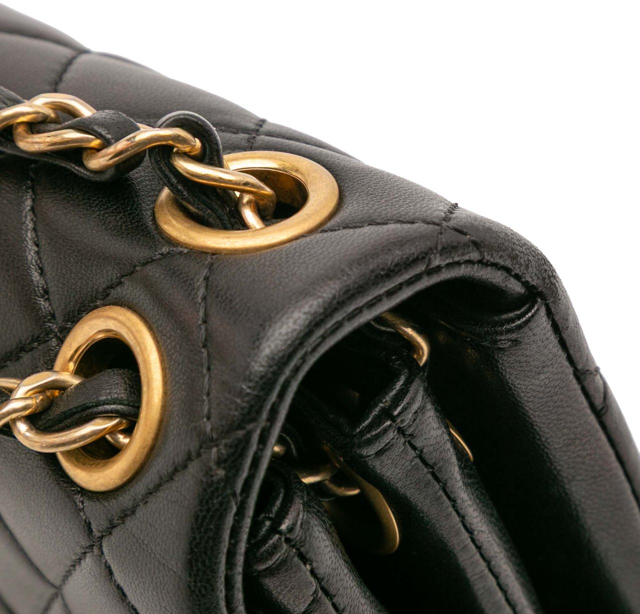Chanel Quilted Lambskin Pagoda Accordion Flap Zwart