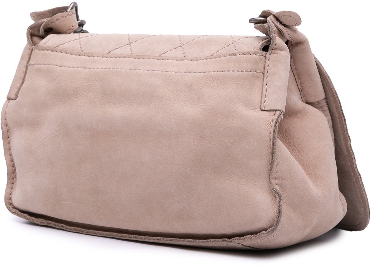 Chanel Calfskin Stitched Highlander Messenger Bag Bruin