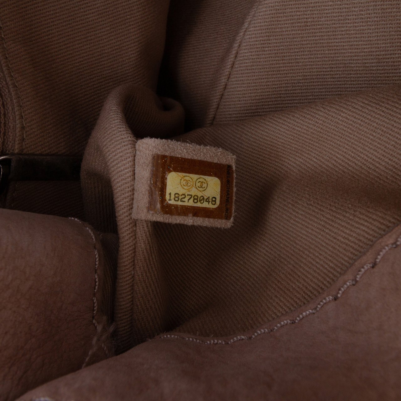 Chanel Calfskin Stitched Highlander Messenger Bag Bruin