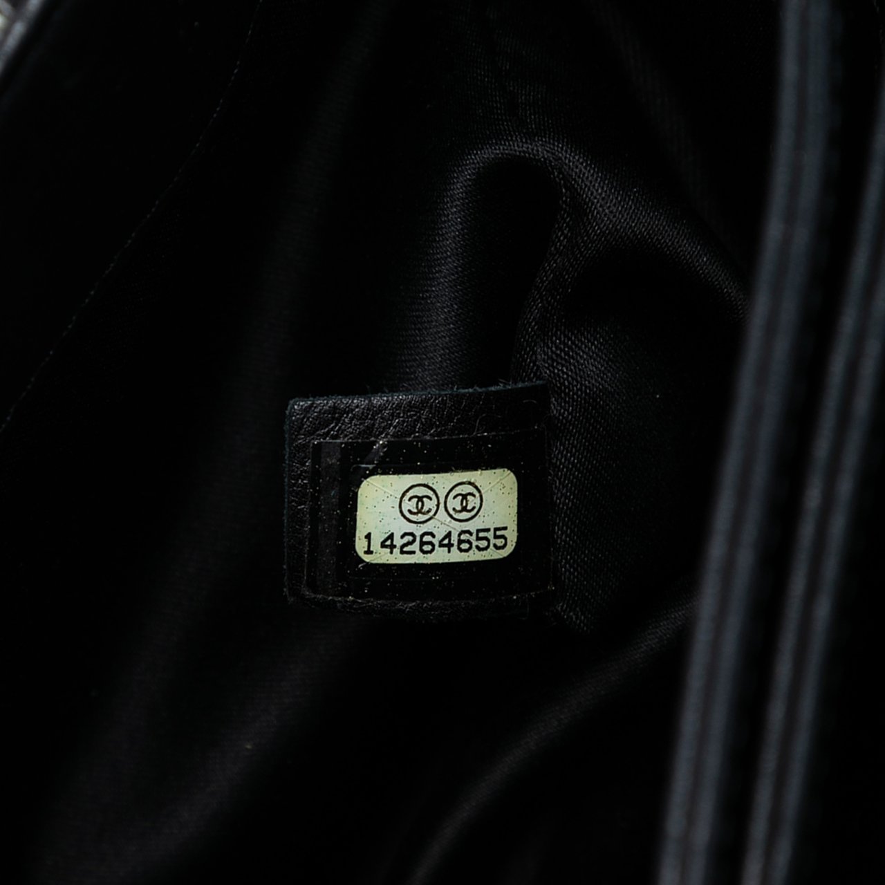 Chanel Large Tweed and Sequin Icons 3 Accordion Flap Zwart