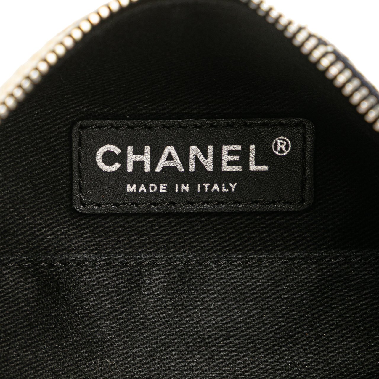 Chanel Printed Canvas Coco Airline Handbag Wit