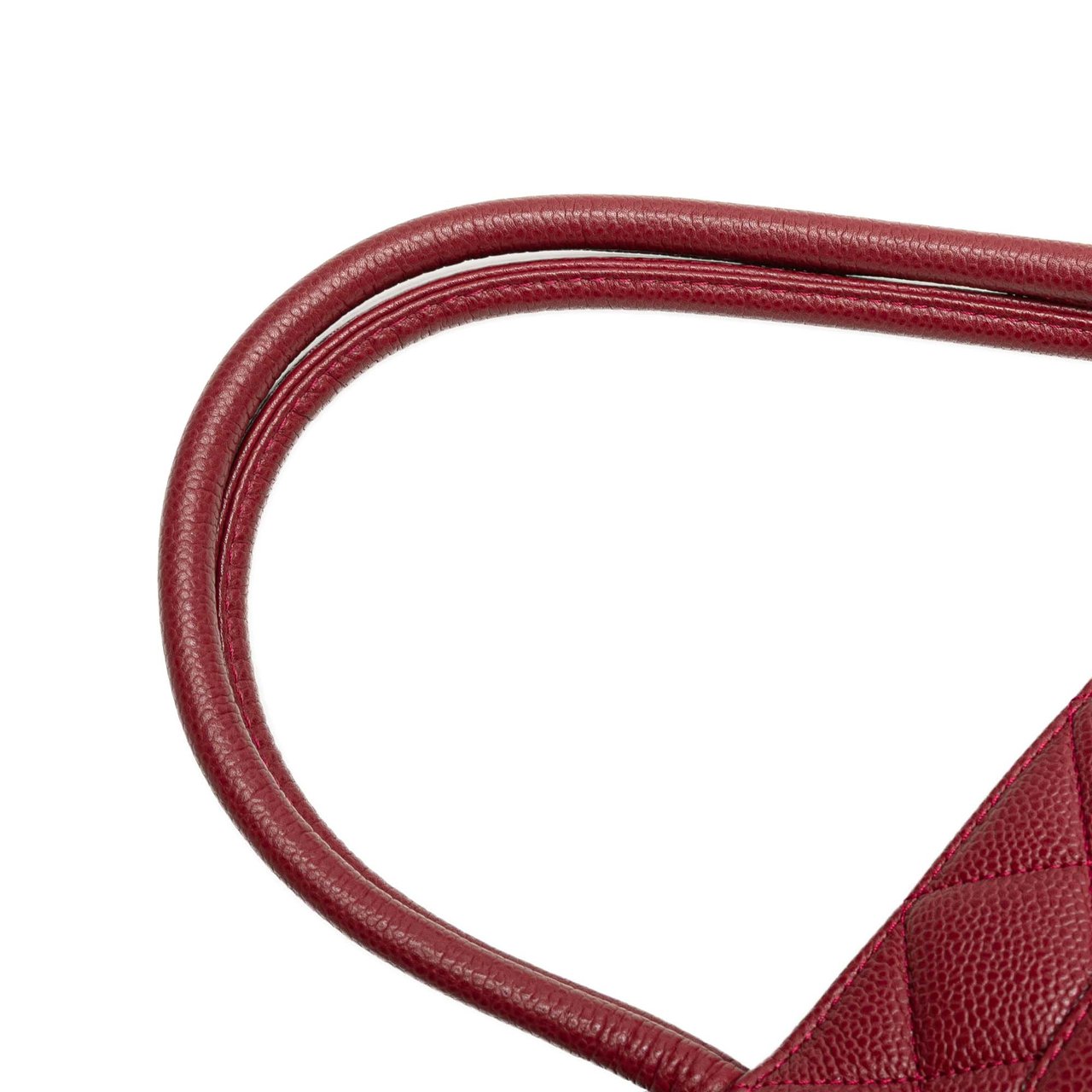 Chanel Caviar Medallion Tote Rood