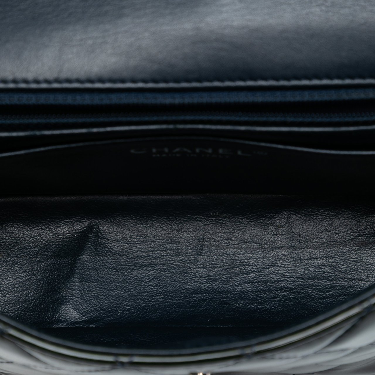 Chanel Mini Rectangular Classic Patent Single Flap Zwart