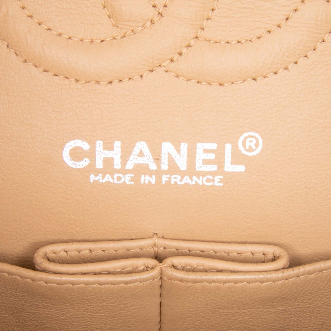 Chanel Small Classic Lambskin Double Flap Bruin