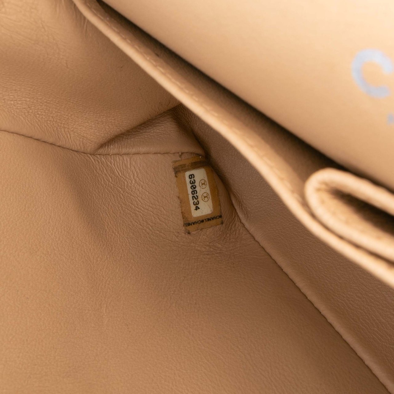 Chanel Small Classic Lambskin Double Flap Bruin