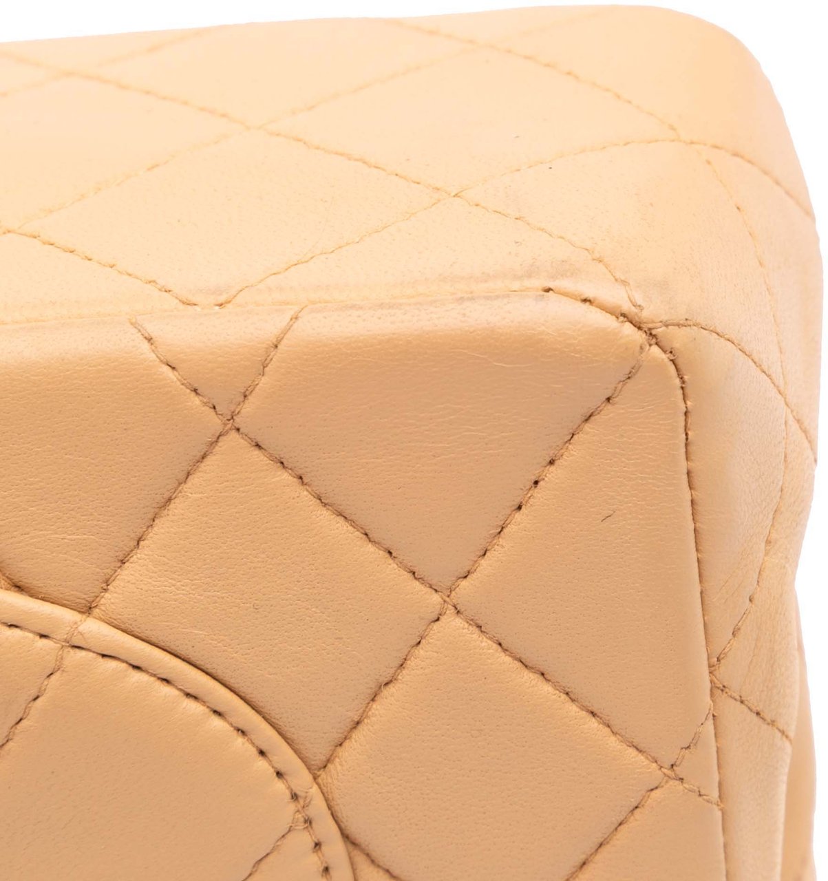Chanel Small Classic Lambskin Double Flap Bruin