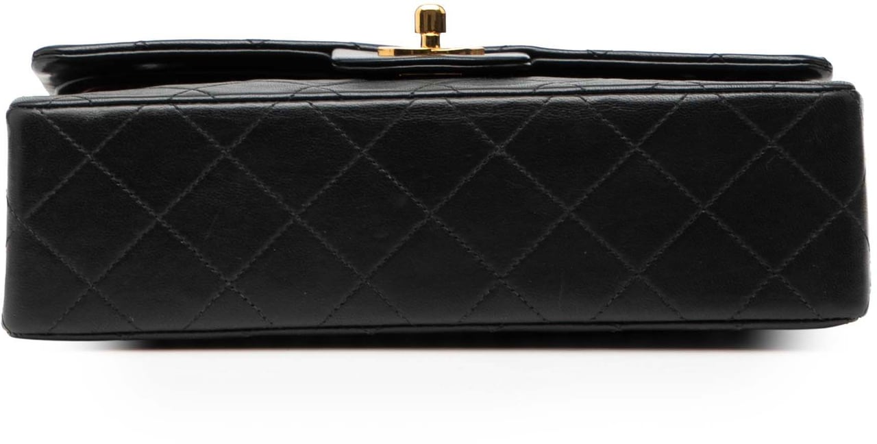 Chanel Small Classic Lambskin Double Flap Zwart