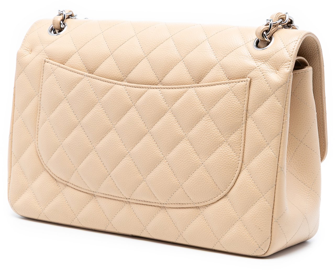 Chanel Jumbo Classic Caviar Double Flap Bruin