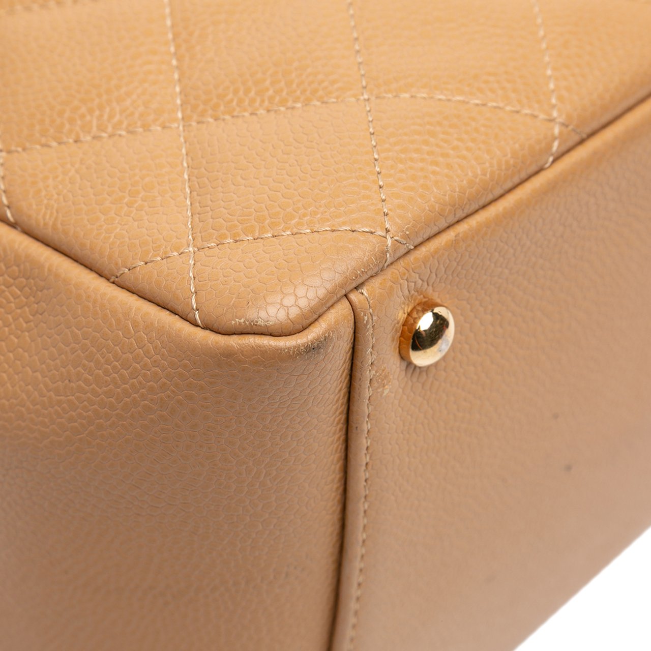 Chanel Petite Caviar Timeless Tote Bruin