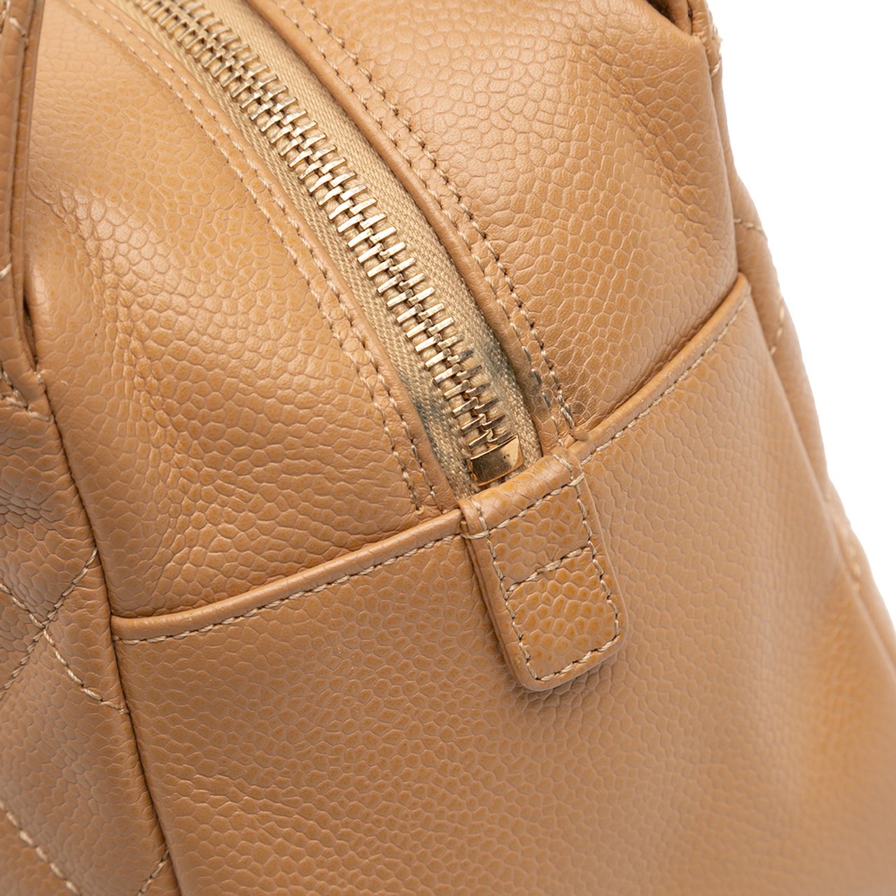 Chanel Petite Caviar Timeless Tote Bruin