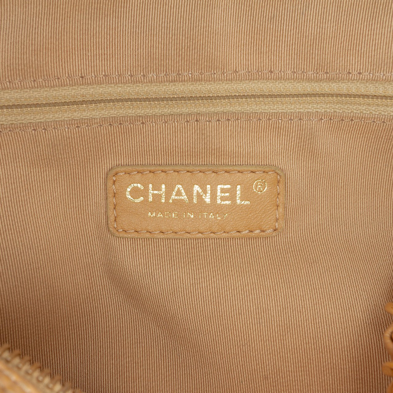 Chanel Petite Caviar Timeless Tote Bruin