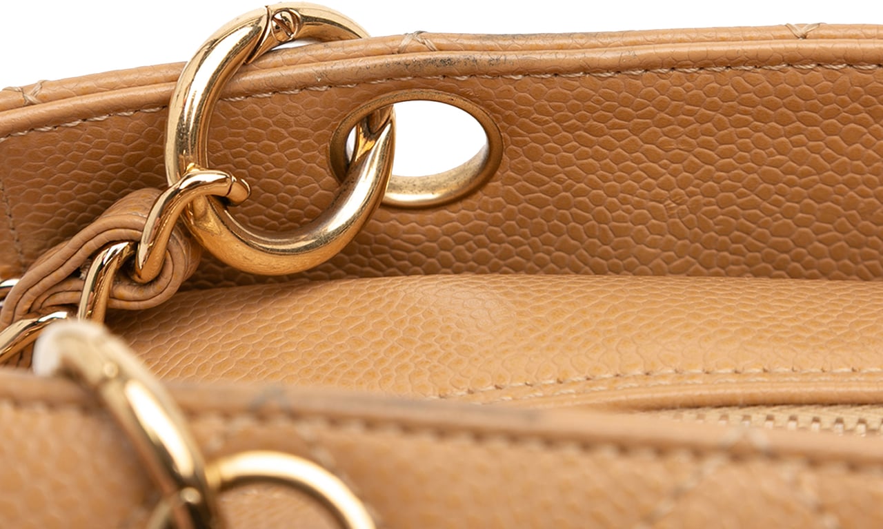 Chanel Petite Caviar Timeless Tote Bruin