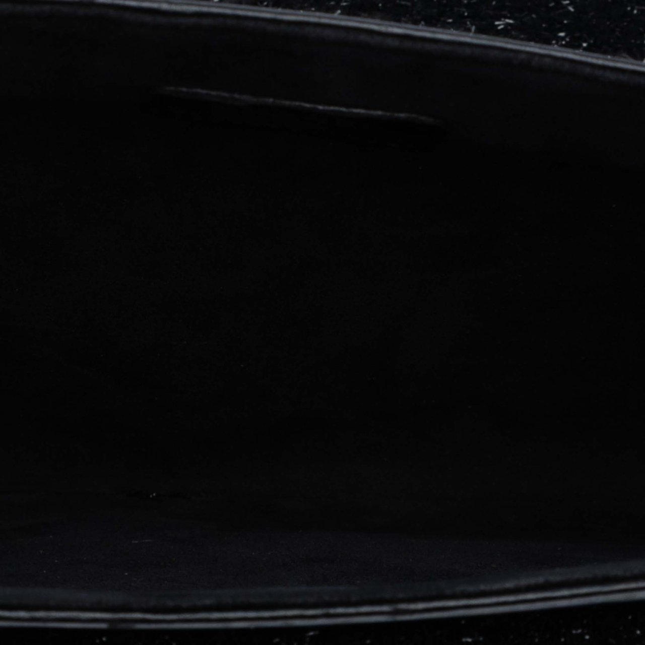 Chanel CC Tweed Chain Around Tablet Holder Crossbody Zwart