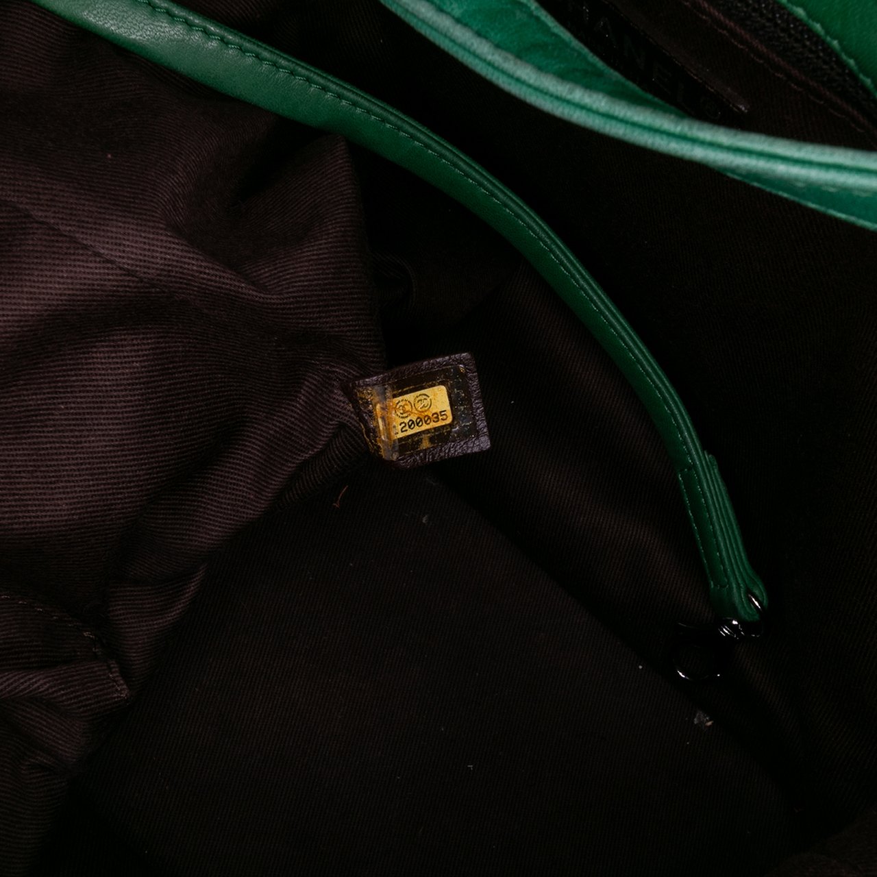 Chanel CC Quilted Lambskin Country Club Tote Groen